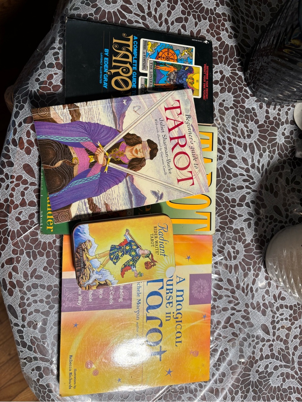 Tarot Books and Card Set -